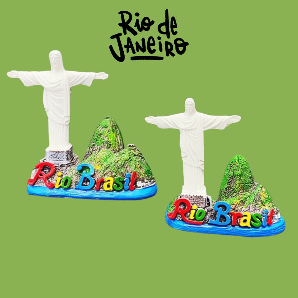 Mini Cristo Redentor com Pão de açúcar Enfeite Cristo Lembrancinhas Estatua do Cristo Rio de janeiro