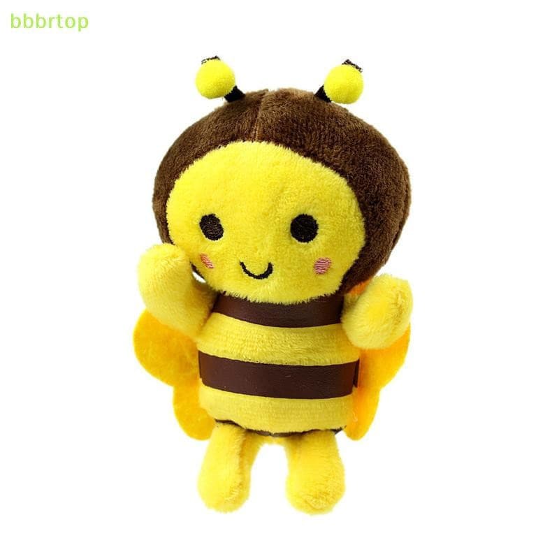 bbbrtop 12cm Abelha Boneca De Pelúcia Dos Desenhos Animados Festival Presente Atividade Decoração Saco Pingente Macia Cr