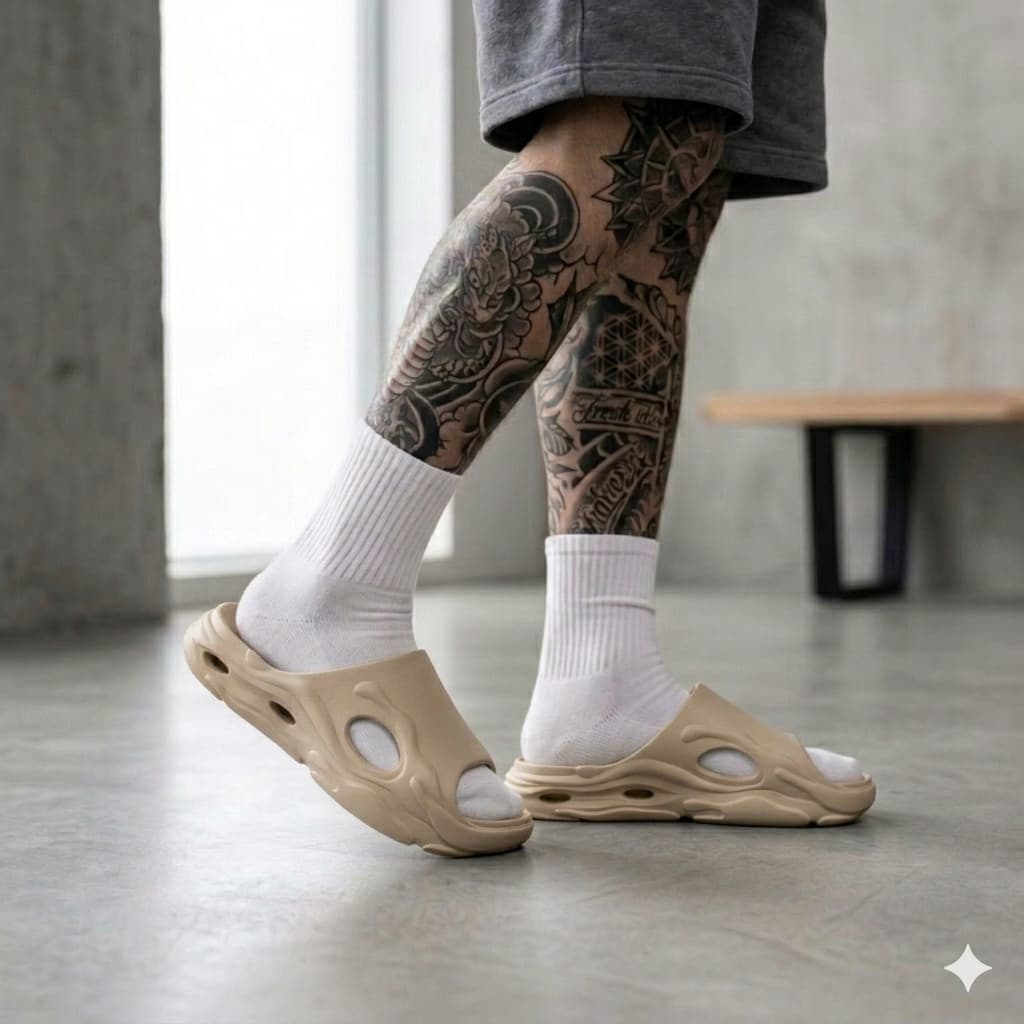 Chinelo Masculino Nuvem Runner Leve Confortável Slide Massageador