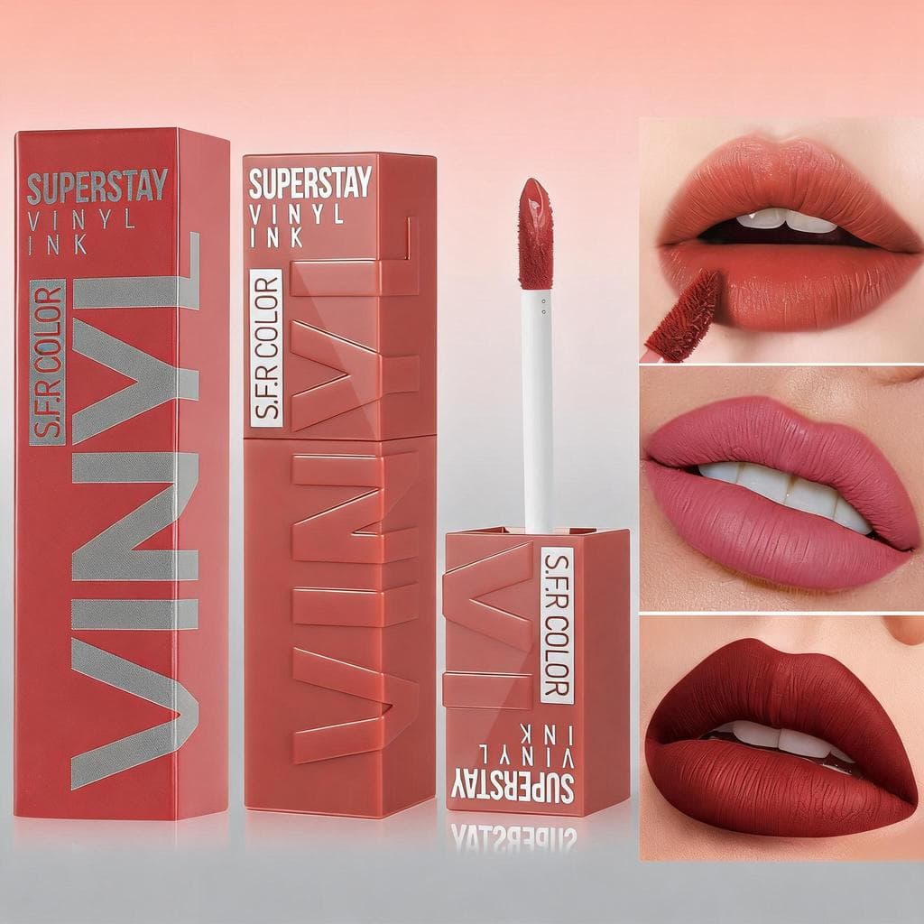 Batom à prova d'água Lip Glaze não é fácil de desbotar fosco fosco