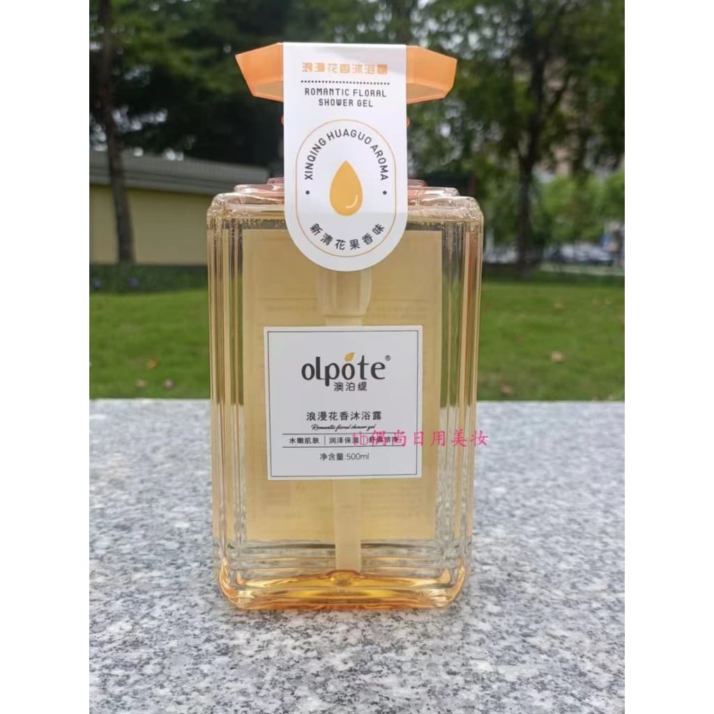 Gel de banho Floral romântico olpete genuíno 500ml hidratante para a pele limpeza refrescante