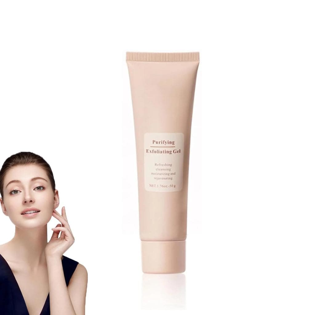 Gel Esfoliante Purificante, Gel Esfoliante para Rosto e Corpo, Esfoliante Facial Hidratante de Limpeza Profunda para Tod