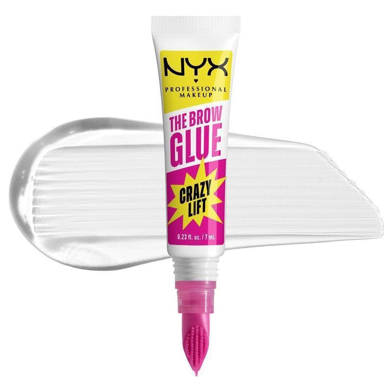The Brow Glue Crazy Lift, Gel para Laminação de Sobrancelhas com Fixação Forte de 16 Horas e Pente Modelador Integrado,