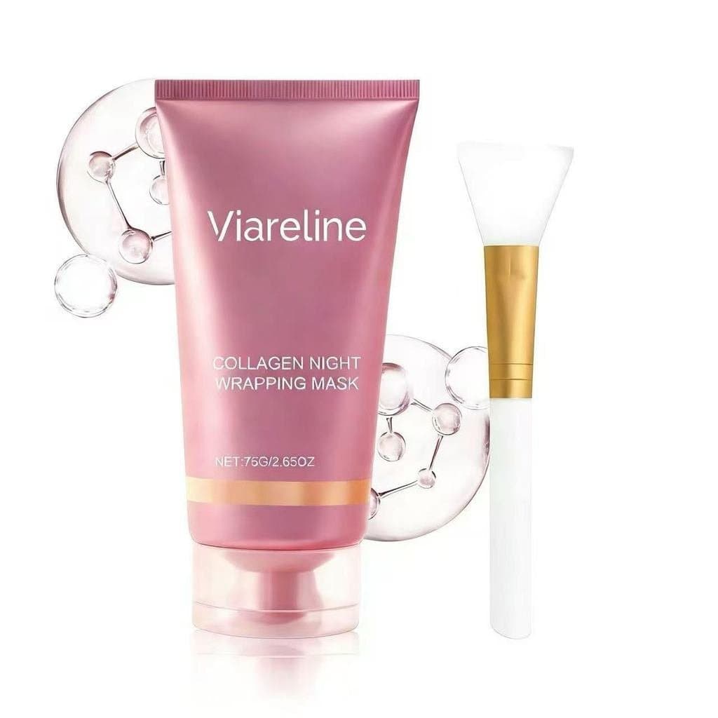 Máscara Noturna de Colágeno, Máscara de Colágeno, Máscara Facial Noturna de Colágeno Fácil de Remover, Cuidado Firmador