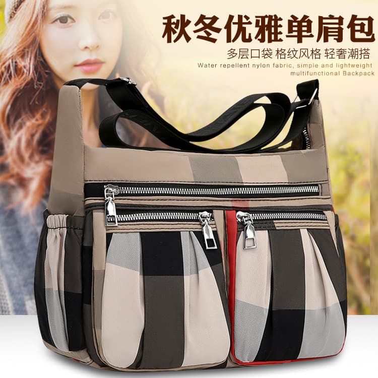 Japonês coreano feminino Oxford pano mensageiro grande capacidade pequeno saco de lona bolsa de ombro senhoras 2024 náil