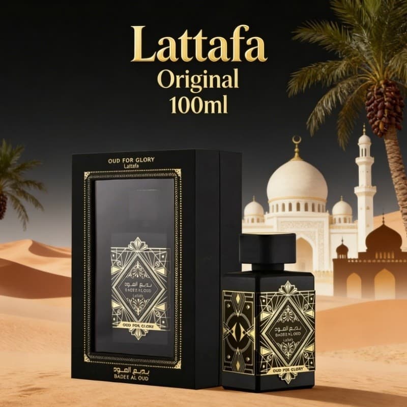 Perfume Lattafa Badee Al Oud For Glory 100ml EDP Masculino Original Amadeirado Oriental