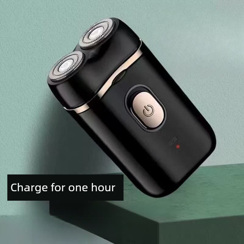 barbeador eletrico masculino Navalha masculina elétrica portátil barbeador de barba dupla cabeça multifuncional usb reca