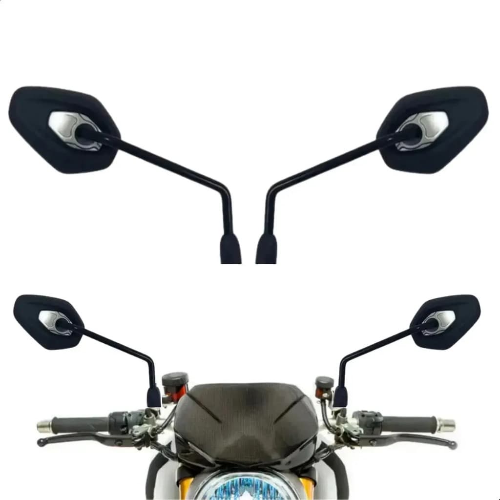 Retrovisor Tiger 1200 Haste Original Lente Azul Rosca Yamaha