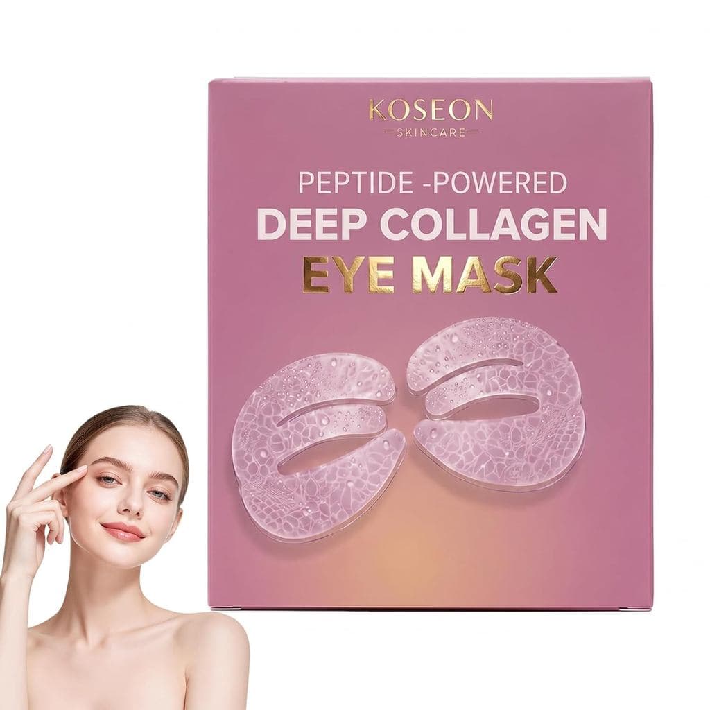 Máscara para os Olhos Koseon-Collagen, contém peptídeos de colágeno profundo, peptídeo de colágeno, adesivos para os olh