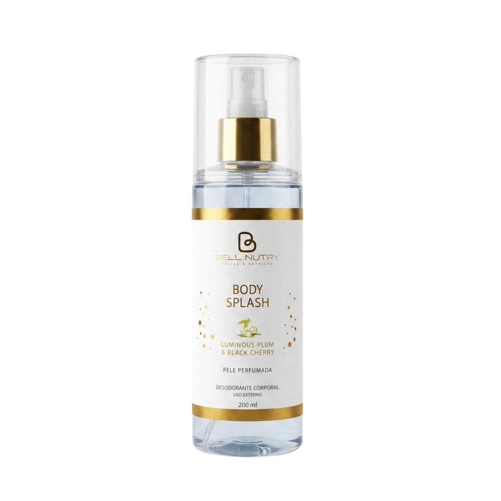 Body Splash BellNutry – Vanilla & Tonka ou Plum & Black Cherry Doce Frutado Alta Fixação