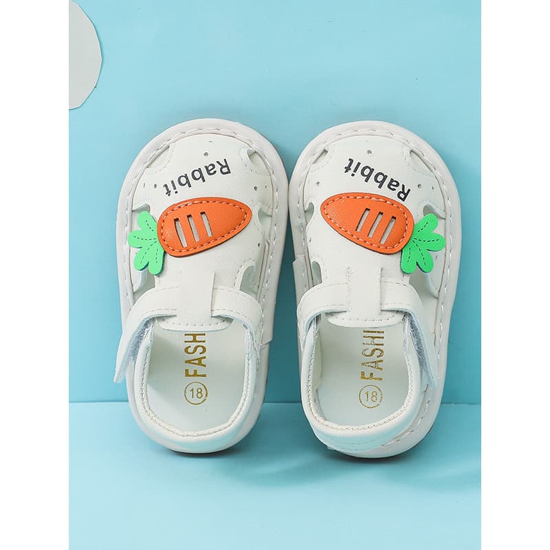 Bebê anti-chute sapatos da criança menino bebê respirável carne tendão sola chamando sapatos Velcro anti-deslizamento me