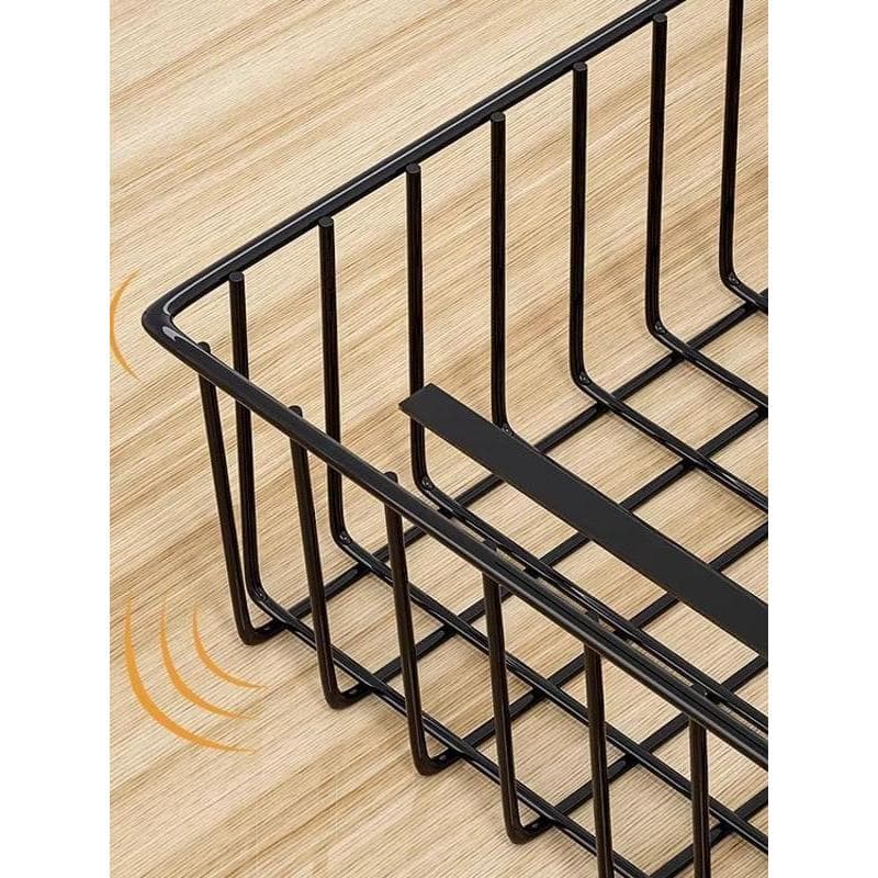 Armazenamento de armazenamento pendurado cesta dormitório sob a mesa pendurado Rack de armazenamento armário guarda-roup