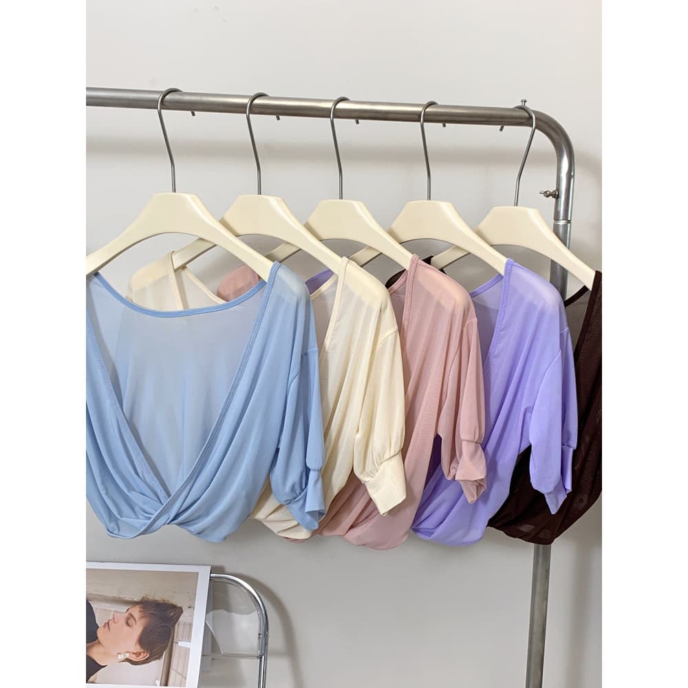 Blusa esportiva colete feminino estilo palácio roupas de Yoga manga curta dois Wear solto respirável crepúsculo gaze cor