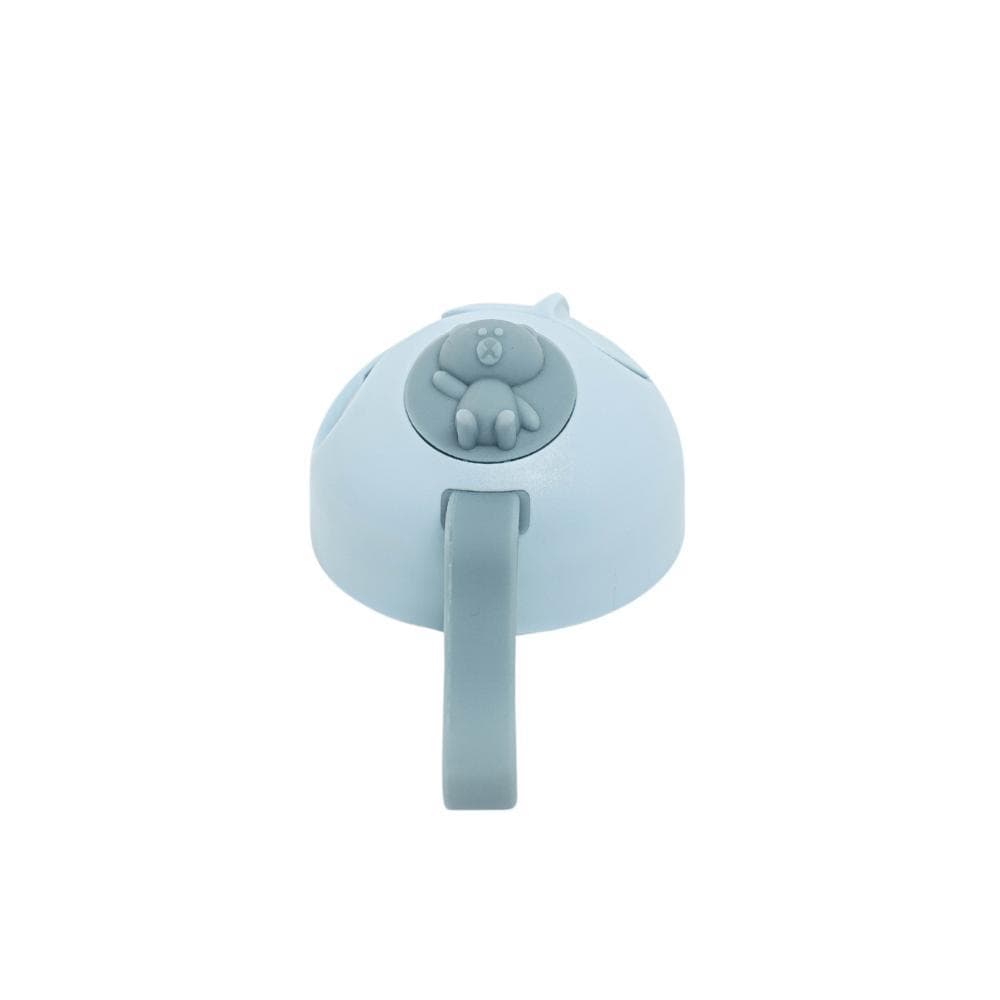 Tampa para Garrafa Flip Térmica Azul com Alça de Silicone Bup Baby