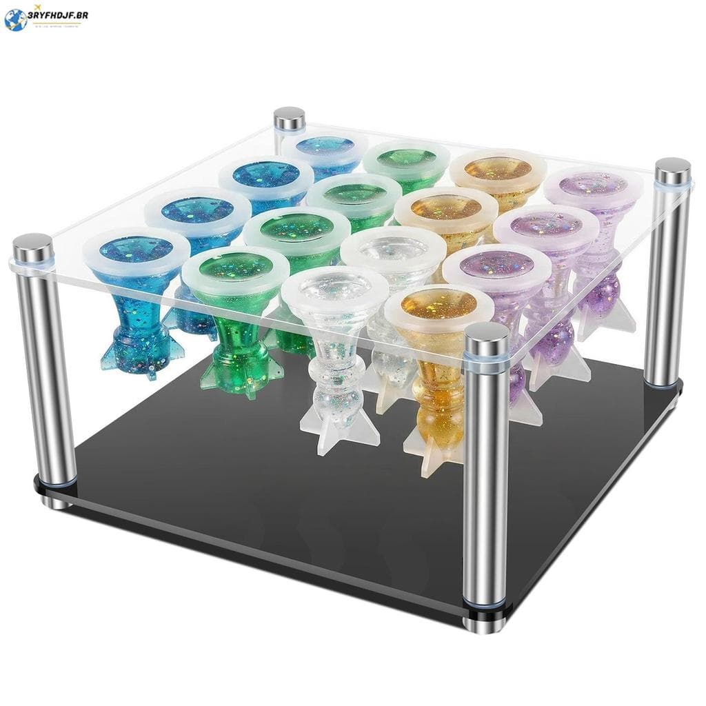 Molde De Xadrez Para Resina De Silicone , Fundição Epóxi De Cristal SHOPSKC4781