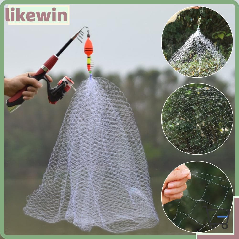 Redes De Emalhar Fundidas,Pesca Com Contas Luminosas De Linha , Equipamento De Aço De Alto Carbono Verde Az