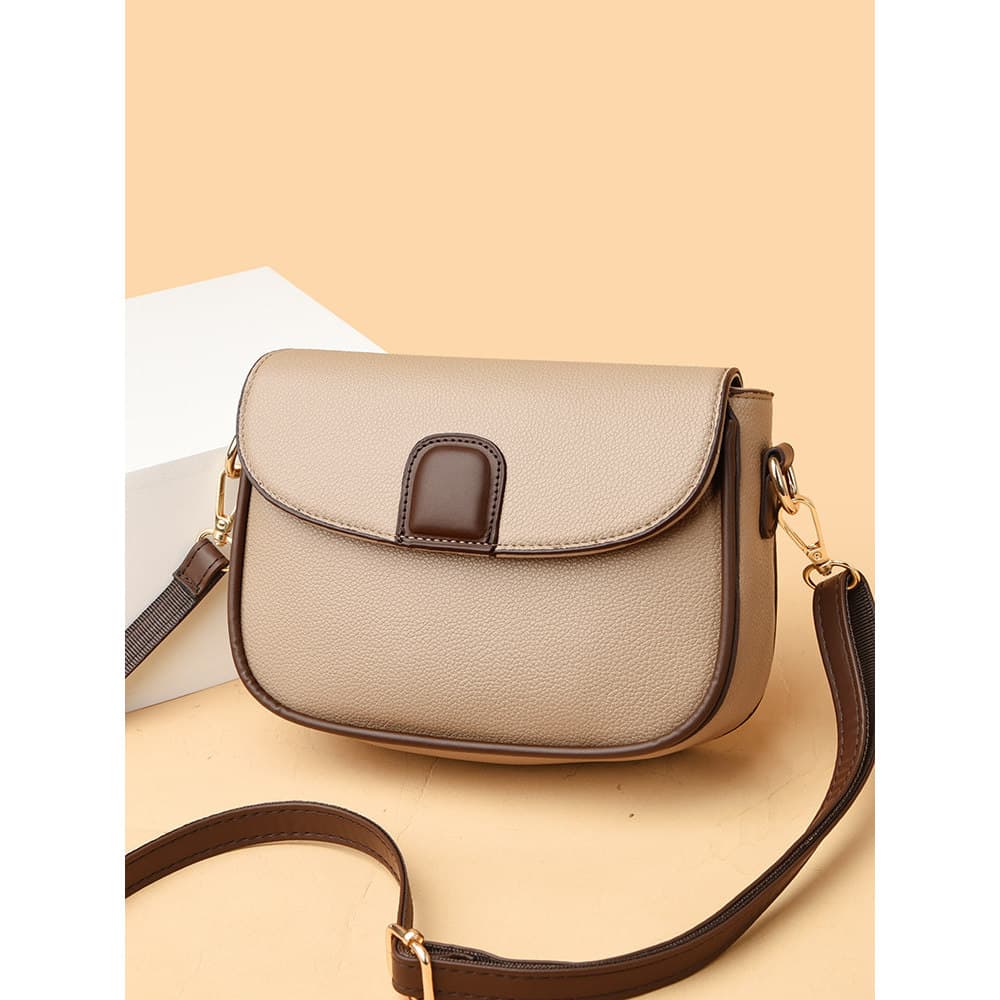 Textura de alta qualidade 2026 Novo estilo leve bolsa mãe de meia-idade Casual All-Match bolsa mensageiro de um ombro mo