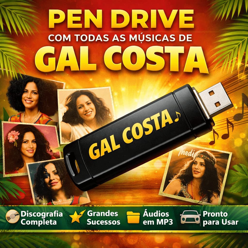 PenDrive Personalizado - Gal Costa.