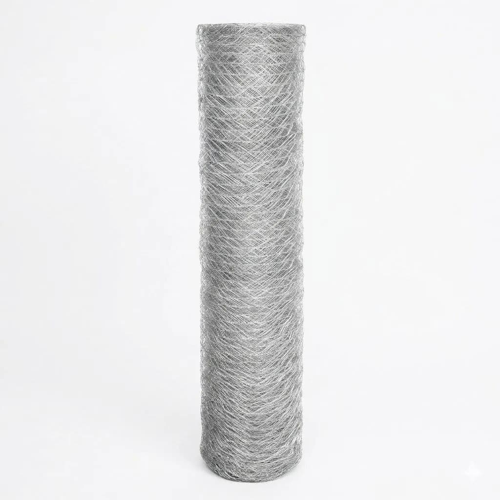 Tela Galinheiro Arame Galvanizado Fio 23 1,50m X 50m