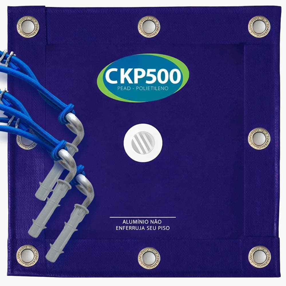 Capa PEAD CKP500 Para Piscina 2x3 M + Kit De Fixação Proteção Contra Sujeira Alta Durabilidade