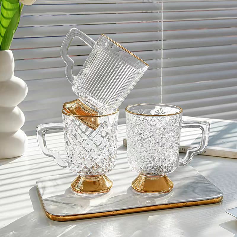 Copo de vidro Phnom Penh, desenho de alta qualidade, copo de café, suco, bebida, copo doméstico, café da manhã, leite
