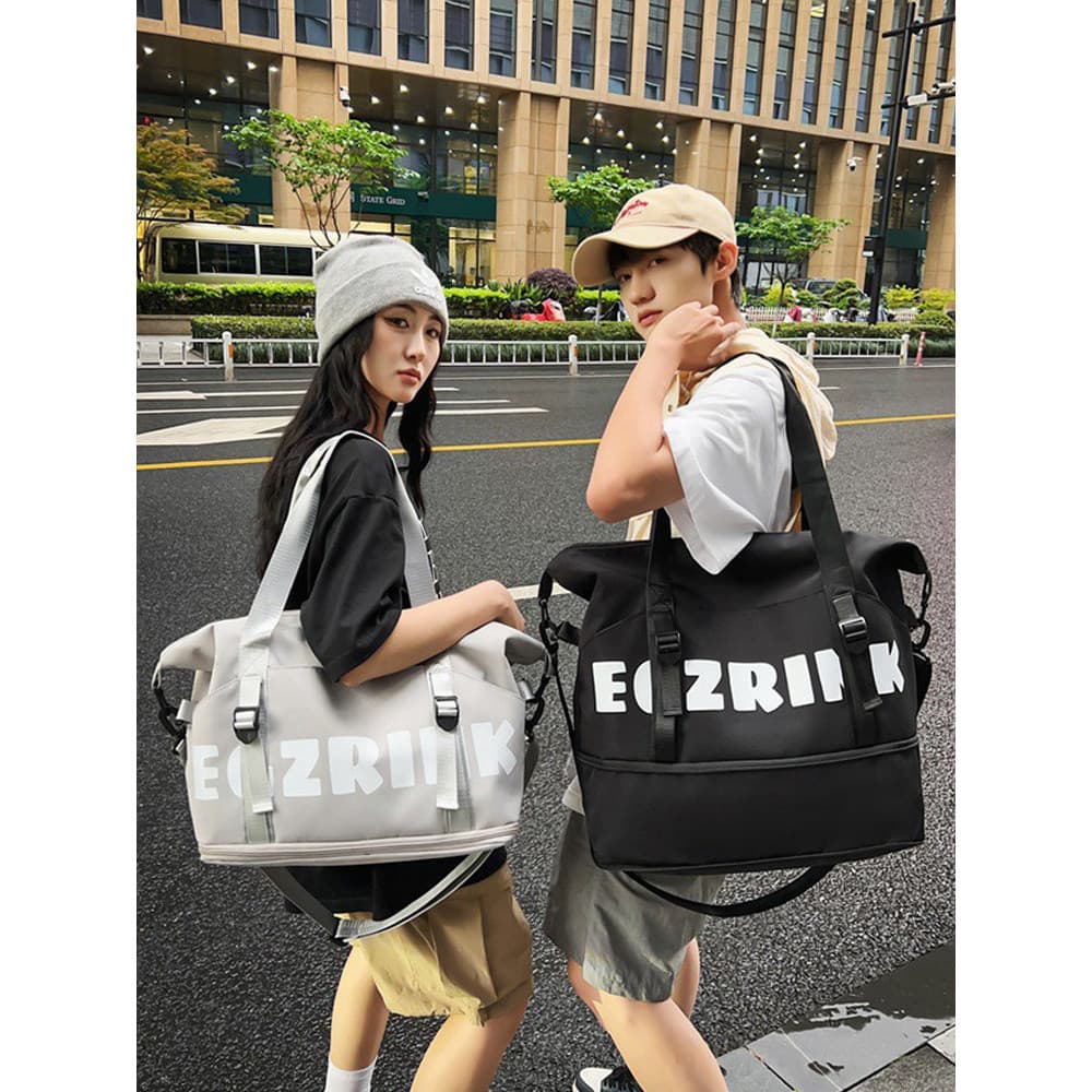 Bolsa de viagem de curta distância feminina Cross-body esportes ginásio saco masculino seco molhado separação natação sa