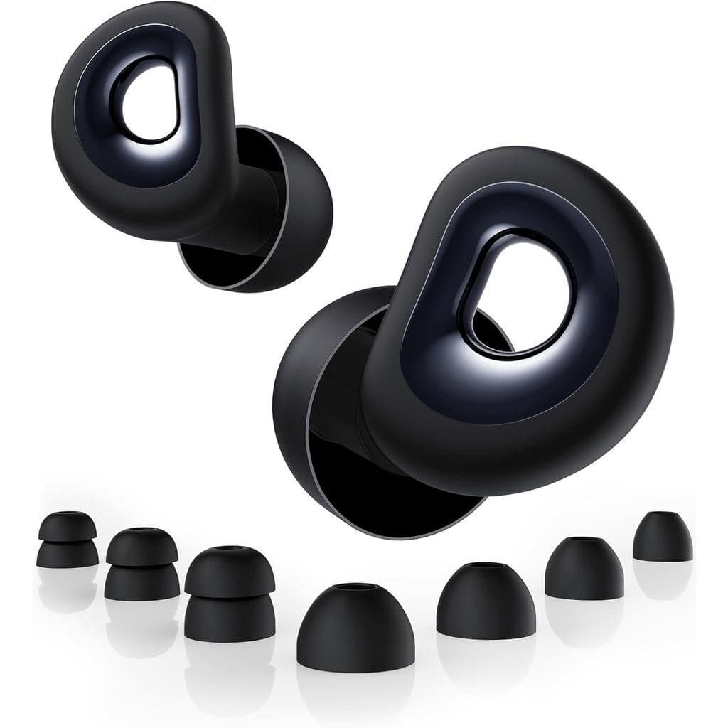 Protetores auriculares de 50dB para dormir, ultraleves, com cancelamento de ruído e 7 pontas (2 tipos). Protetores auric