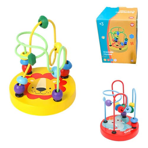 Brinquedo Aramado Montessori Pedagógico Educativo Labirinto Colorido