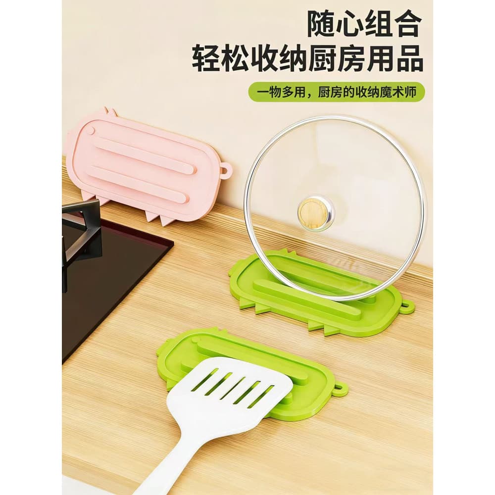 Tampa do pote Placer cozinha pote tampa almofada de armazenamento Silicone bancada dreno almofada isolamento térmico esp