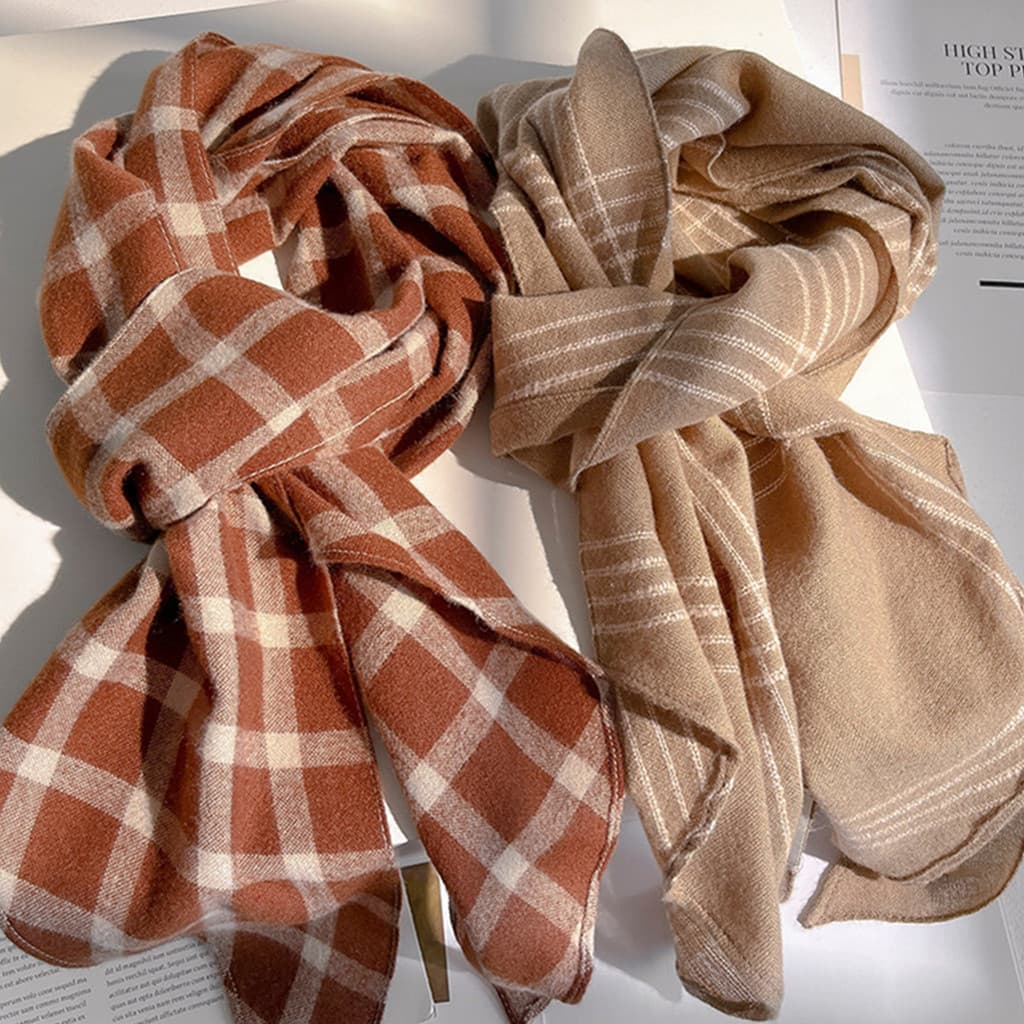 Merad lenço de linho de algodão feminino inverno High-End estilo fino cachecol quente outono inverno All-Match decorativ