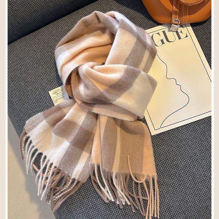 Alta Qualidade 100 % Cachecol De Lã Moda Feminina Clássico Macio Cashmere Silenciador Feminino Quente Xale Térmico Fora