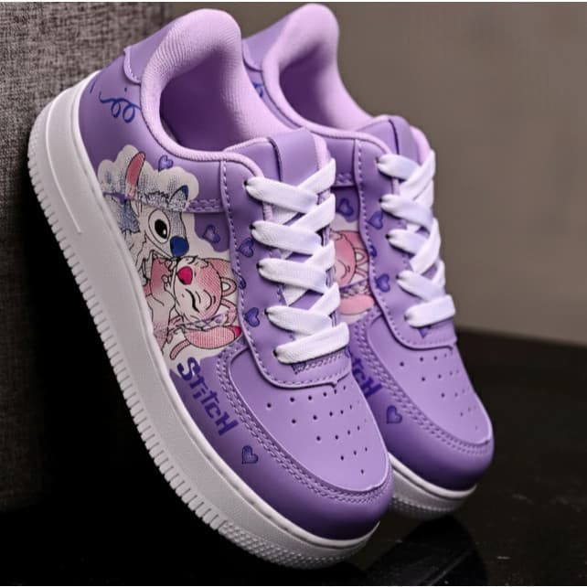 Tênis Infantil Stitch Feminino Rosa / Azul LANÇAMENTO Tênis Confortavel!! lillo