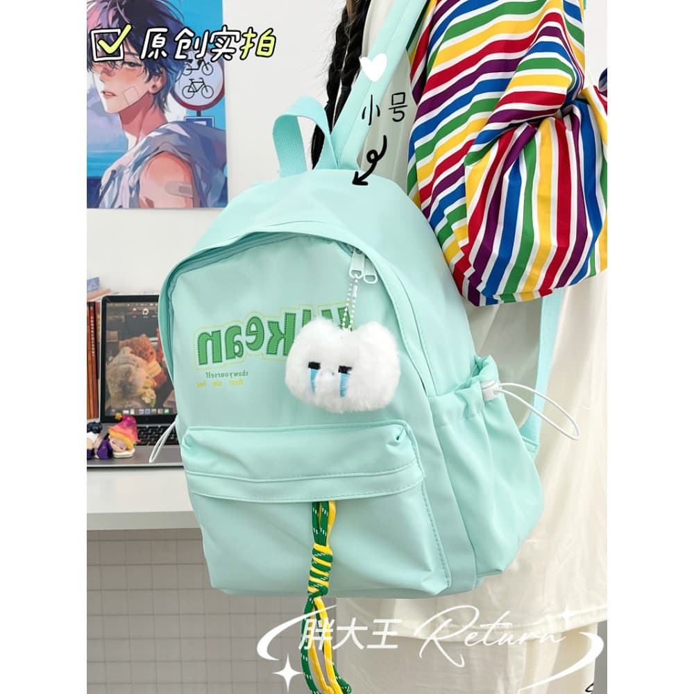 Japonês simples ins menina júnior escola secundária estudante universitário mochila grande capacidade americano saco de