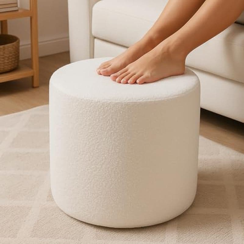 Largura x 14 "17" x altura profunda) Apoios para os pés e apoios para os pés com almofada redonda, adequados para banqui