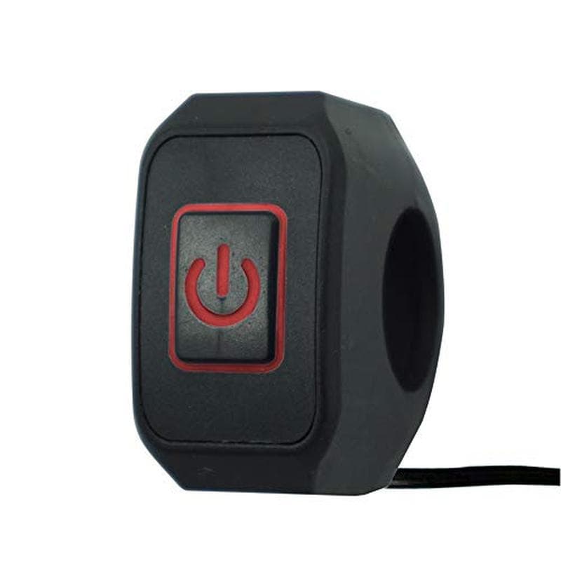 DC 7/8 " Ponto Luzes Do Farol Interruptor De Luz Travamento 12V Preto Nevoeiro Montagem À Prova Dwaterproof Água Motocic