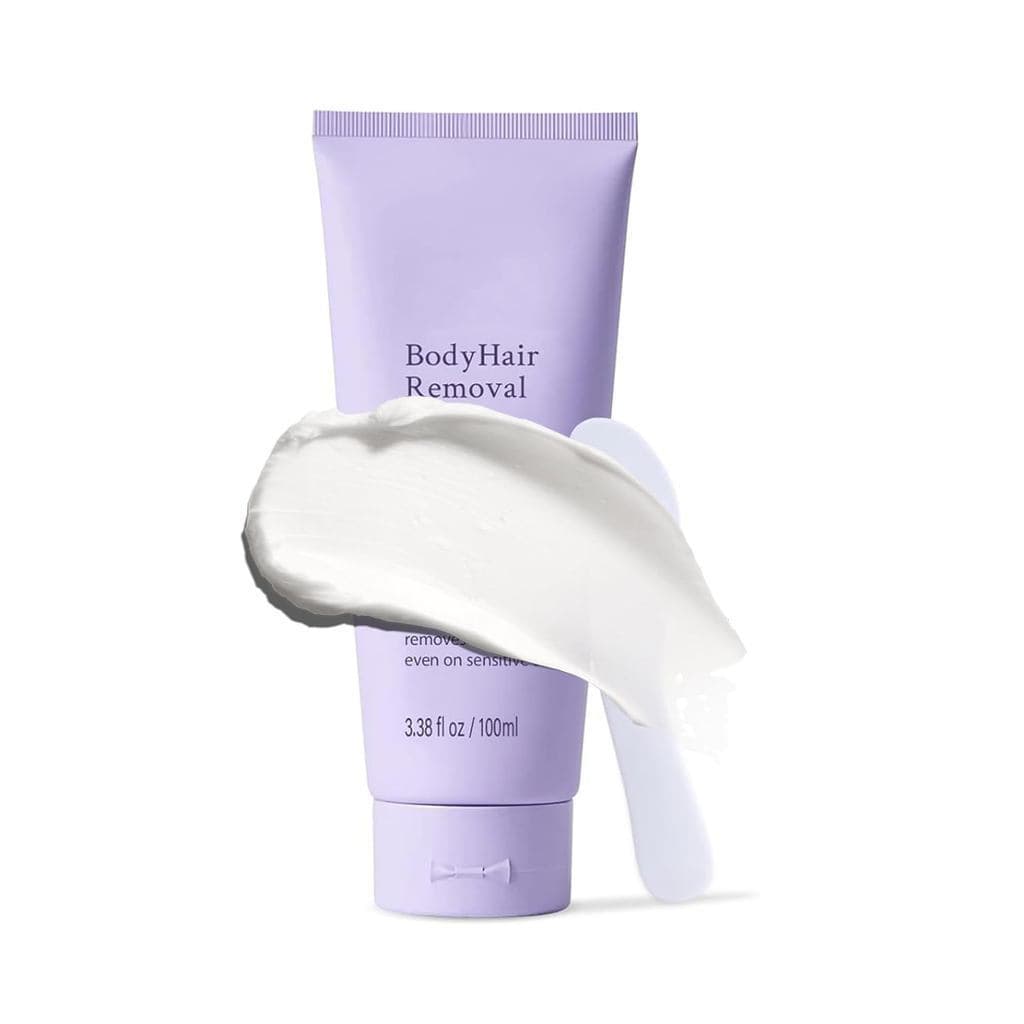 Creme Suave para Remoção de Pelos Corporais - Creme Indolor para Remoção de Pelos para Pele Sensível com Fórmula Neutra