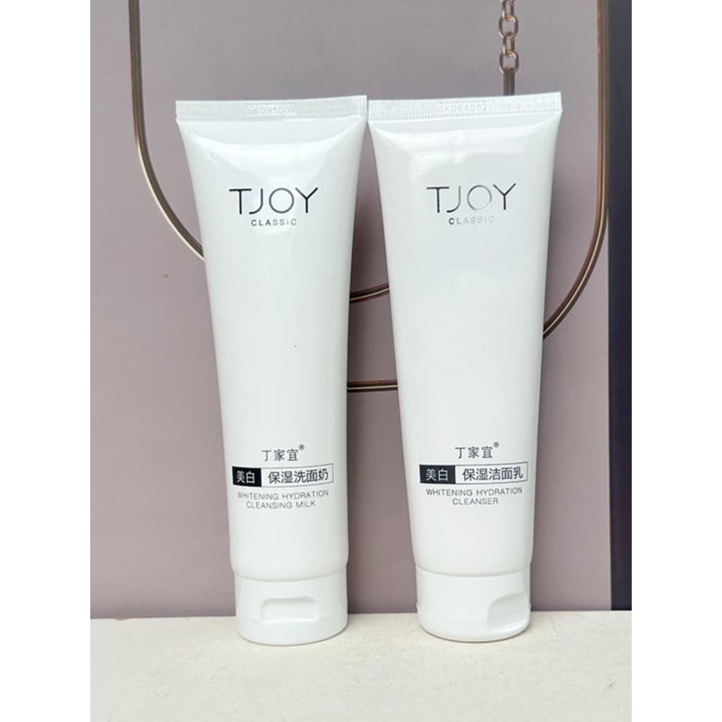 Dingjiayi clareamento hidratante espuma limpador facial feminino limpeza profunda hidratante cuidados com a pele limpado