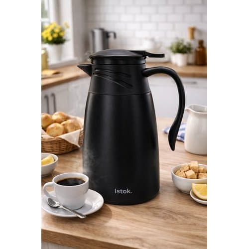 Garrafa Térmica Inox 1 Litro Alta Retenção Térmica Design Moderno Resistente Durável Várias Cores Oferta Promoção