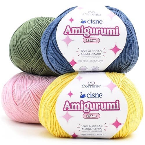 Fio Cisne Amigurumi 254m 100% Algodão