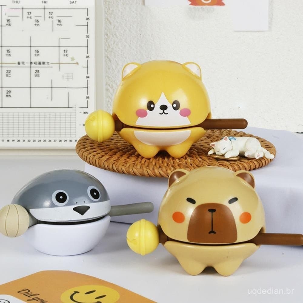 Capivara Peixe Pequeno , Enfeites De Brinquedos De Percussão Em Forma De Animal , Instrumento Bonito