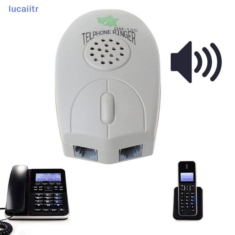 lucaiitr Amplificador Telefone Fixo Campainha Anel De Extra Alto Para Idosos BR