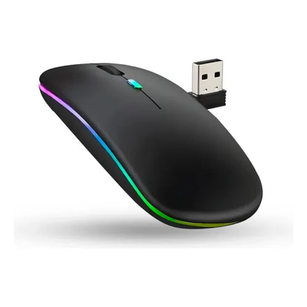 Mouse Recarregável Sem Fio C7INTEGRA 2.4GHz RGB
