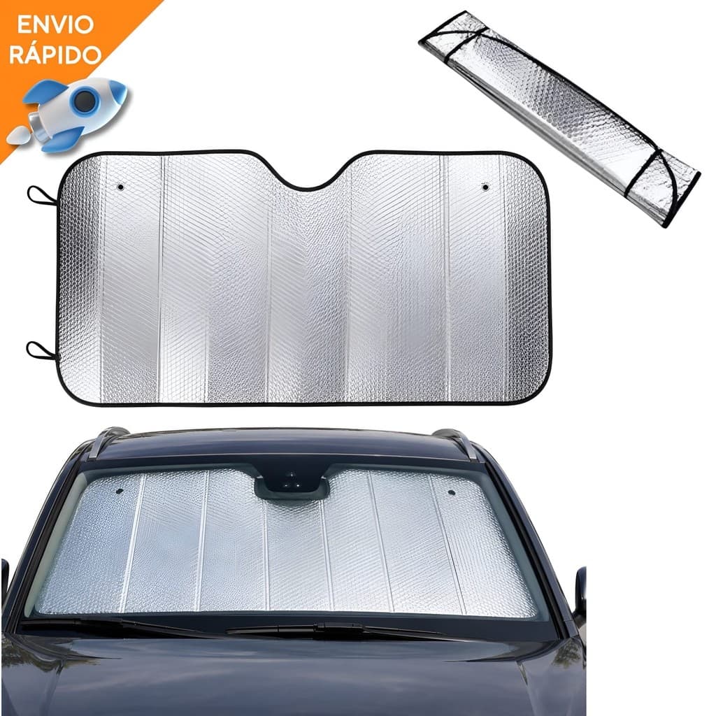 Protetor Solar Carro Automotivo Para- Brisa Universal Refletivo Bloqueio Calor UV - ENVIO IMEDIATO