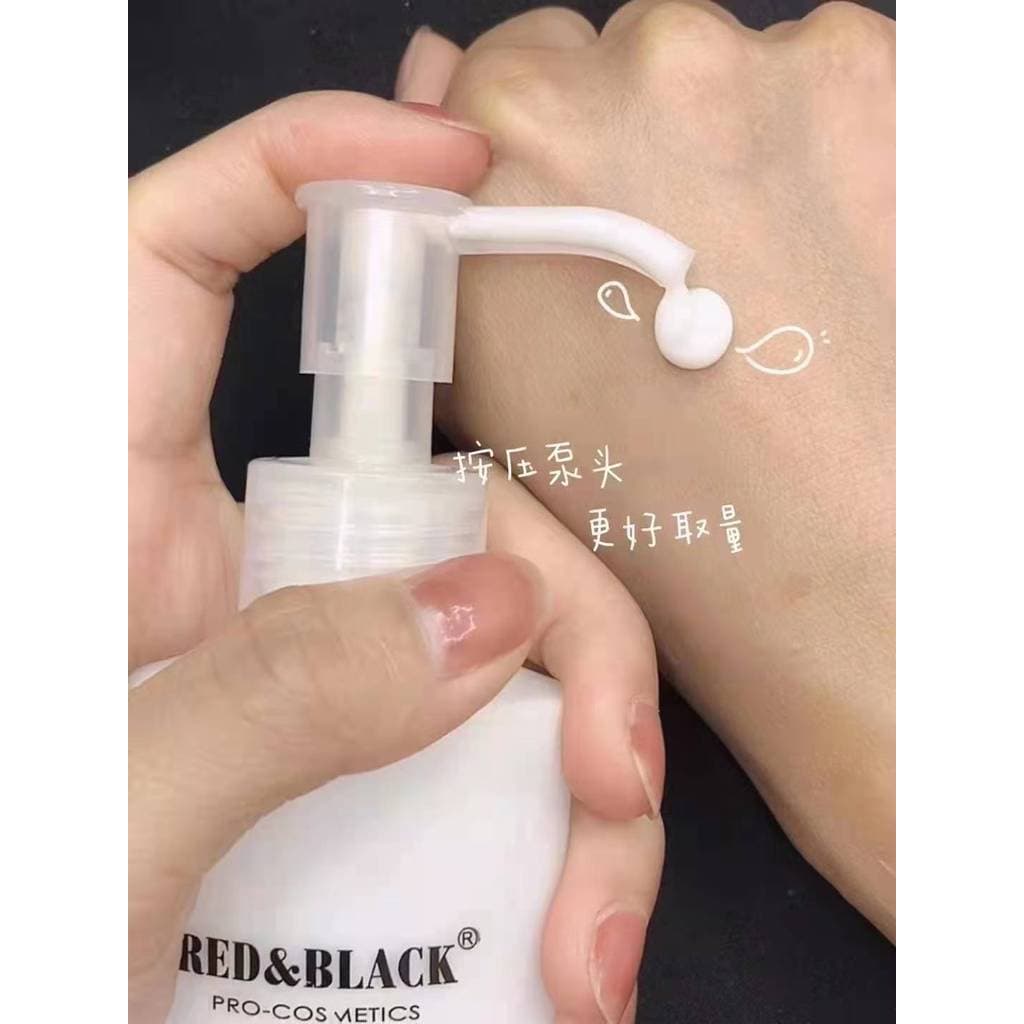 Primer de maquiagem vermelho e preto feminino creme de poros invisível hidratante controle de óleo hidratante primer de