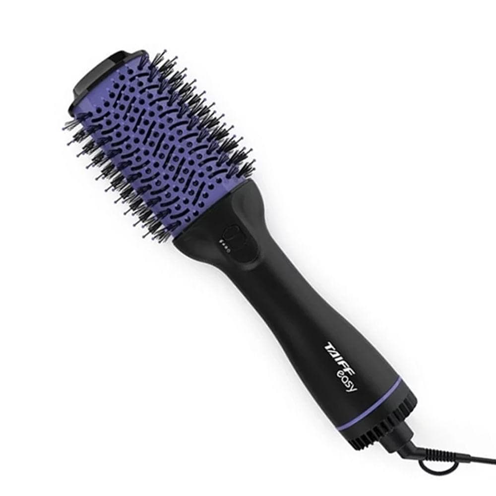 Escova Oval Secadora, Modeladora E Volumizadora Easy Lilás Taiff 127v