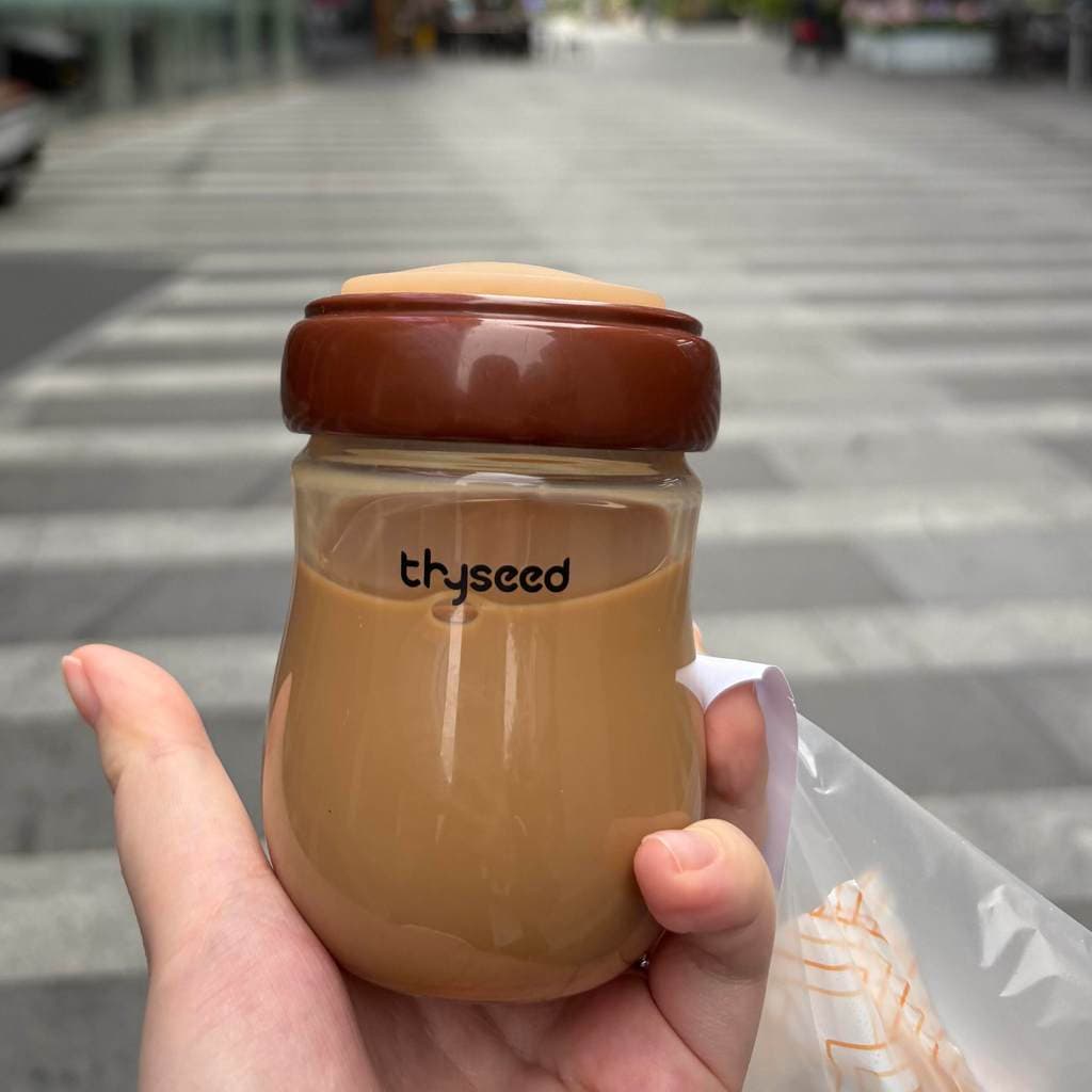Xícara de café modificada para mamadeira!Shixi vidro cem dias garrafa tampa de garrafa de bebê tampa de garrafa de bebê