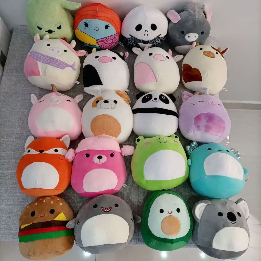 Almofada em forma de vaca, brinquedo de pelúcia macio, almofada para presente de aniversário