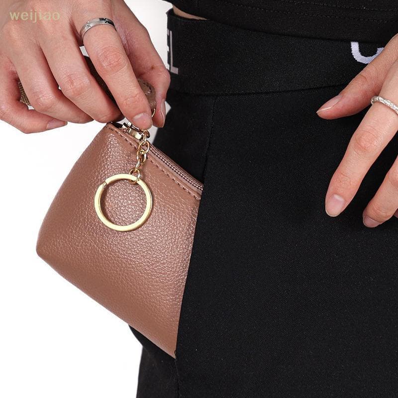 [WEI] 2026 Novo Estilo Bolsa De Moedas Carteira Pequena Embreagem Elegante E Versátil Com Alça Boa