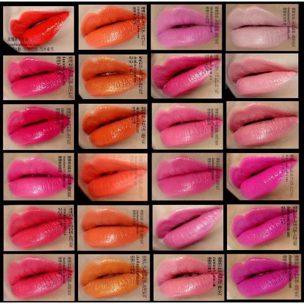 Frete grátis 18 cores perolado rosa macio rosa rosa rosa rosa roxo pêssego rosa batom rosa brilhante rosa vermelho batom