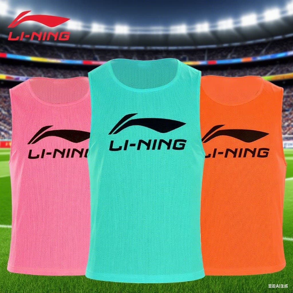 Li Ning uniforme de futebol sem mangas uniforme masculino treinamento profissional competição uniforme colete grupo comp